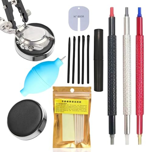 Kit De Réparation De Montres | Kit De Nettoyage pour Montres-Bracelets - Kit De Réparation Et Soins Portable pour Montres-Bracelets Et Maintenance Électronique