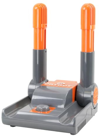 DryGuy Shoe, Boot, Garment & Gear Electric Dryer, Quick Drying for Ski, Work, Sports Equipment – Energy Efficient, Odor Eliminating Design, Home or Garage Use,2 Port, Heat + Fan