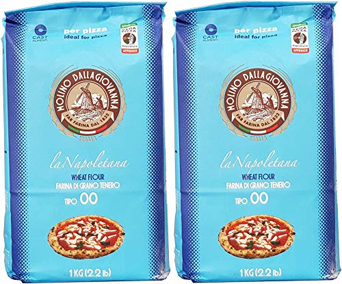 Molino Dallagiovanna, Farina tipo 00 per pizza, 2 confezioni da 1 kg
