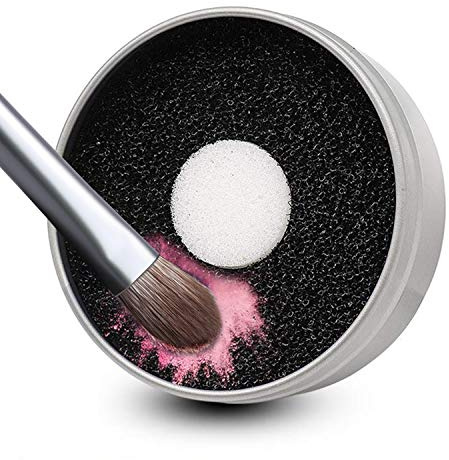 MSQ Makeup Brush Cleaner Color Removal Sponge Easy to Clean Brushes Removes Shadow Color Makeup Brush Cleaning Box Dry Brush Colour Removal Sponge