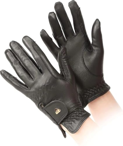 Shires Aubrion Leather Childrens Riding Gloves
