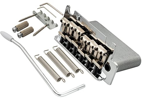 Wilkinson WOV05 54 mm vintage 2-punkts tremolo bro för MIG Strat elektrisk gitarr, krom