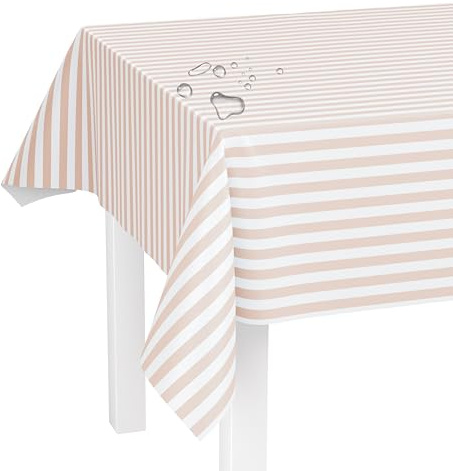 LILENO HOME Bordsduk, tvättbar, som metervara, 100 x 140 cm (skärkant) i