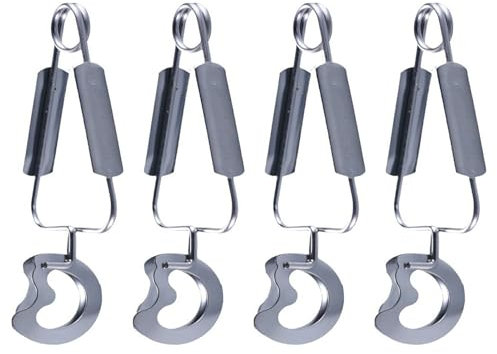 kesurpae 4X Seafood Fork and Snail Pliers Set Enjoy Snails with Ease Iron Snail Pliers Made of Stainless Steel Empty Snail Shell