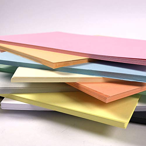 BCreativetolearn A4 pastellkort paket 200 ark 10 färger 160 gsm