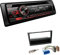 Pioneer DEH-S320BT 1-DIN Autoradio Bluetooth CD-Tuner USB Spotify inkl. Einbauset passend für Suzuki Wagon R+ 2000-2006 schwarz
