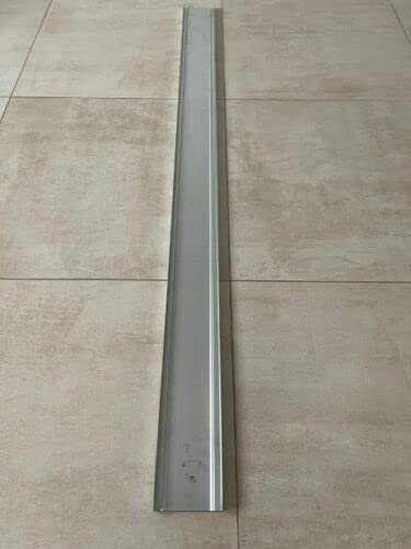 1,5m Deckel Kabeltrasse 100x60 Kabelbahn Blechbahn + 2X Deckelsicherung! (100x60)