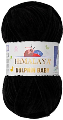 1-pack/Skein Himalaya Delfinbaby, varje Skein 100 gr/39 oz, 120 mt/132 yd, superskrymmande garn, filtgarn, sammetgarn, stickgarn, Amigurumi-garn, babygarn 80311