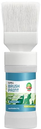 White Touch up Paint for Walls - Scratch Repair White Paint | Stain Remover Fast-Drying, Wall Repair Kit Paint Touch Up, Paint Brush for Walls, Effortless Cleaning