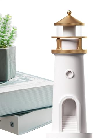 Luz nocturna costera – Luz nocturna de playa, lámpara de mesa náutica creativa | Luz nocturna LED náutica, luz de decoración del hogar, luz de noche de escritorio para escritorio, 7,2 x 24,2 cm