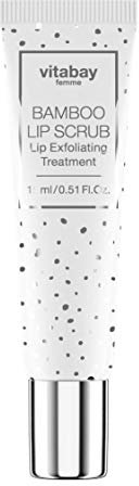 Vitabay Bamboo Lip Scrub 15 ml • Lip Exfoliating Treatment • Lippenpeeling mit Bambuspeelingkörpern
