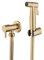 Nvanvmm Bathroom Toilet Bidet Tap Kit Brushed Gold Wall Mounted Bidet Sprayer Shower with Shut-Off Valve