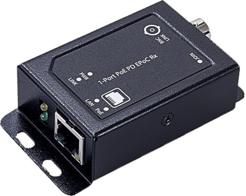 Wantec 2wIP E Adapter PoE-BNC-Switchseite für Strom über PoE