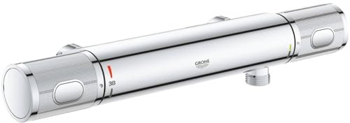 GROHE Thermostat-Brausebatterie Grohtherm 1000 Performance 34828, Wandmontage, ohne Anschlüsse, eigensicher, Professional Edition, chrom
