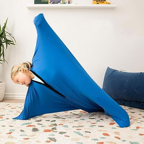 Sensory Body Socks for Autism,Helps Kids with ASD,Sensory Den Fidget Anxiety & Spatial Awareness Aids,to Relieve Stress,Self-Claming,Relaxing (Height 44-54 IN)
