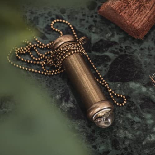 JP GAMES LTD Roy Cohen Mini-Kaleidoskop, Messing, handgefertigt, 5 cm, hergestellt in Israel