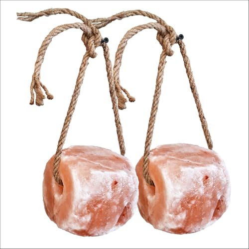 Mountain Royale | Salzlecksteine | 2 Stück | Lecksteine aus Himalaya Salz für Pferde | Naturbelassenes Kristallsalz | Fördert das Wohlbefinden | Ideale Ergänzung für den Mineralhaushalt