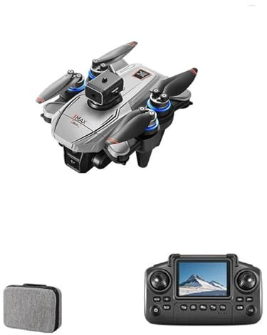 LKHLTBF Blanc,Triple Battery,Drone Professionnel k812 Max 4k HD Double caméra GPS avec écran 5g WiFi 360° évitement d'obstacles Drone quadricoptère Pliable sans balais