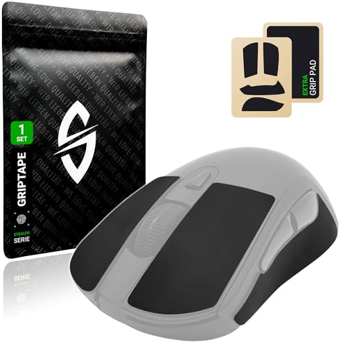 SensoryBoost Maus Grip Tape – kompatibel mit Logitech G703, G603, G403 (inkl. Zuschnitt-Pad) Schweißabsorbierend, extrem rutschfest & Ultradünn (0,5 mm) – Rückstandsfrei – Gaming Zubehör