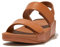 Fitflop Women's LULU Adjustable Leather Back-Strap Sandals, Tan, 5 UK