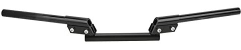22mm Motorrad Lenker, Universell Verstellbarer Roller Lenker für Sportwagen, Straßenbahn, ATV, Motorrad, Sportfahrrad(Schwarz)