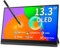 Magedok OLED Portable Monitor 4K Touchscreen, 13.3 Inch USB-C Display with MPP Stylus Pen Support -100% DCI-P3, 1MS,TÜV-Low Blue Eye Care Gaming Monitor for Laptop PC