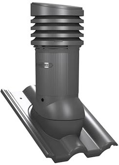MIHIMO design Tile EVO Ventilation Chimney DN150 mm with Braas - Frankfurter Roof, Dachziegel Dachlüfter Lüfter, Roof Ducting, Benders - Mecklenburger, ProDach - Doppelrömer, Entlüfterkamin