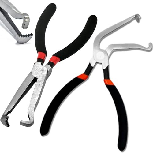 Alistes de déconnexion électrique, 2PCS Connecteur électrique Filmages pour voitures, charpente de tuyaux à clip de carburant portable, outils de déconnexion de tuyaux automobiles (60 ° + droite)