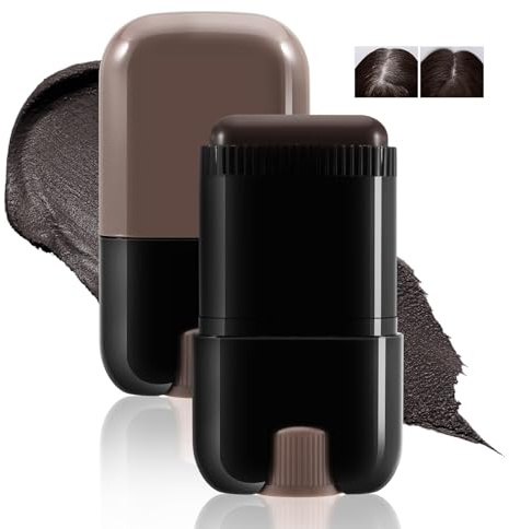Boobeen 2-in-1 Hair Color Stick with Comb - Root Touch Up Stick, Portable & No Smudging Gray Hair Root Cover Up for Women & Men