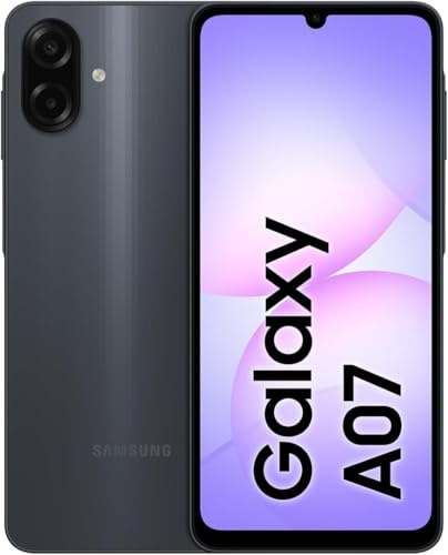 Samsng Galaxy A07 64GB 4G Unlocked Dual SIM Model 2025 Smartphone (BLACK)