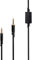 Xingsiyue 3.5 mm Männlich Verlängerungs Kabel Inline Stumm Wire für Astro A10 / A40 Wired Gaming Headset(Schwarz, 2 m / 6.5 Fuß)