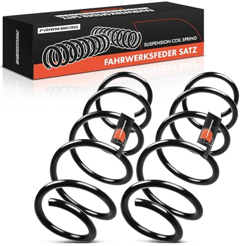 Frankberg 2x Federn Fahrwerksfeder Vorderachse Kompatibel mit W169 A160 A180 A200 2.0L 2004-2012 W245 B200 2.0L 2005-2011