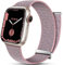Mastten Sport Armband Kompatibel mit Apple Watch Armband 40mm 41mm 42mm 38mm, Nylon Klettverschluss Herren Damen Verstellbare Armband für iWatch SE Series 10 9 8 7 6 5 4 3 2 1, Rosa