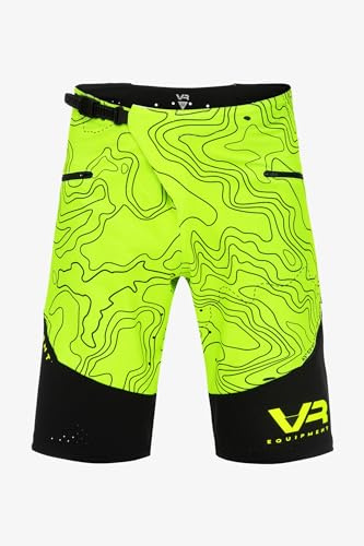 Valentino Rossi VR46 Kurze Hosen Performance Short Mtb Topography,38,Gelb