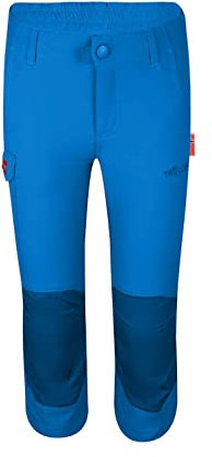 Trollkids Kinder Hammerfest 3/4 Trekking Hose, Leuchtendes Blau, Größe 110