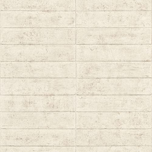 Rasch Tapete 499629 - Vliestapete Creme Beige Steine Mauer Betonoptik Struktur aus der Kollektion Factory V