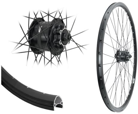 Aggro-X 28 Zoll Vorderrad 19-622 Hohlkammer V-Profil Disk DH3D32 Nabendynamo 6-Loch 6V/3W