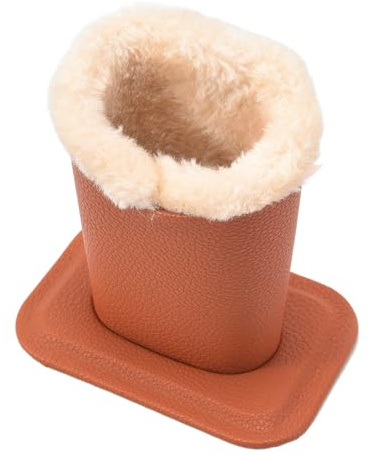 Eyeglasses Holder - Plush Lined Glasses Holder Stand | PU Leather Protective Pouch, Anti-Scratch Organizer for Classmates, Colleagues, Friends, Family