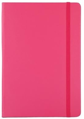 VMDVBNA anteckningsbok A5 rem anteckningsbok, 200 sidor, skolmaterial, agenda (röd)