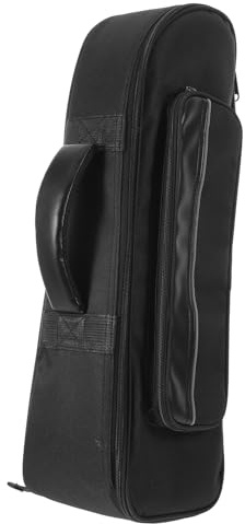 LALADEFIEE Bolsa para Trompeta de Oxford Estuche Acolchado con Cierre Cremallera Bolsa de Transporte para Instrumentos Musicales con Bolsillo para Accesorios para Practicar Presentaciones