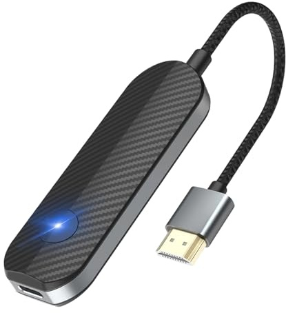 Adaptador Inalámbrico Streaming para Televisor - Enchufar y Usar Portátil - Adaptador de Streaming WiFi para Películas - Televisor Teléfono Tablet Monitor Hogar Dormitorio Apartamento Mujeres Hombres