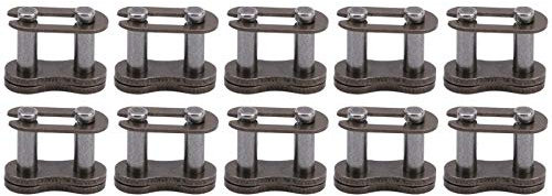 Keenso Maillon de chaîne de Bicyclette, 10PCS en Fonte 25H maillon Principal de chaîne de Haute résistance de connecteurs de maillon de chaîne de Remplacement