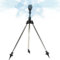 Trípode aspersor, aspersor de césped con trípode, aspersor giratorio automático de 360 grados, aspersor circular telescópico, grandes superficies para grandes áreas, patio, jardín, césped