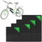 CLOPAE Fahrrad Rahmenschutz 4er Set, Fahrrad Zubehör Ebike, Rahmenschutz Fahrrad, Rahmenschutz Fahrradträger Transportschutz für Thule Carbon Frame Protector