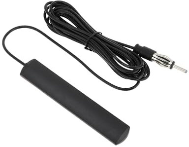 Partuto 1 Pc Universal Hidden Windshield Signal Antenna Car Truck Car Radio Aerial Extension Cable Mount Black 118.1