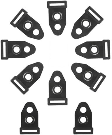 BAHJKASD 10pcs/Set Camping Zelt Boden Fixe Clip Nägel Stangen Füße Klemme Camping Zeltzubehör Tarps Markisen Sicherheitsschnalle