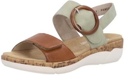 Remonte Sandales à lanières pour femme - Marron - 42 EU