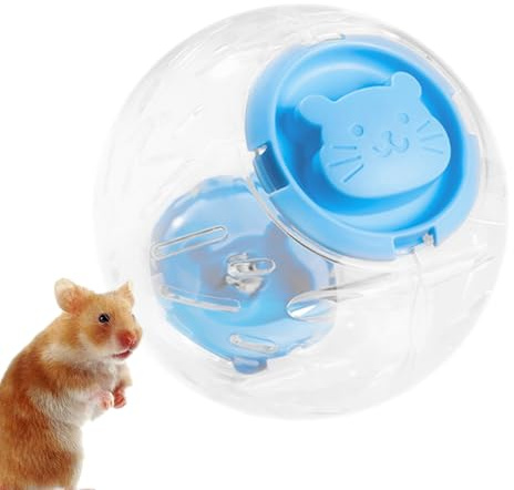 Palla Da Corsa Per Criceto | Palline Di Criceto Trasparenti Per Alleviare La noia | Ruota Rotella Ventilata Antiscivolo Per Animali Domestici | Giocattolo Di Attività Per Piccoli Animali, Mouse