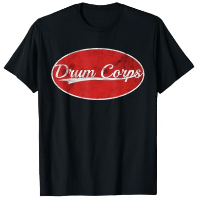 Drum Corps Marching Band Percussion Varsity Graphic T-Shirt