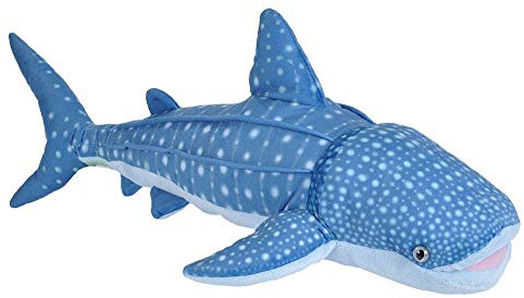 Wild Republic Living Ocean Squalo Balena, Regalo Educativo, Regalo Per Bambini, Imbottitura Realizzata Partendo Da Bottiglie Riciclate, 50 cm